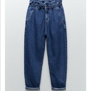 Zara Baggy Paperbag Jeans